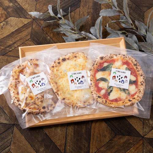 PIZZA CREARE 定番3枚セット 本格薪窯冷凍ピザ